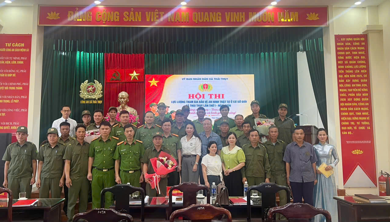 Công an xã Thái Thuỵ tham mưu tổ chức Hội thi lực lượng tham gia bảo vệ ANTT ở cơ sở giỏi năm 2026