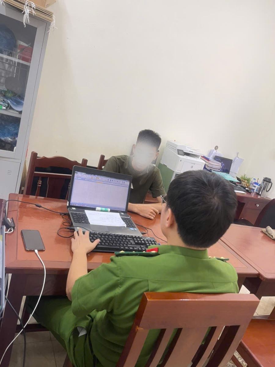 Công an xã Tiên Hoa phối hợp làm rõ vụ đánh bạc trên không gian mạng