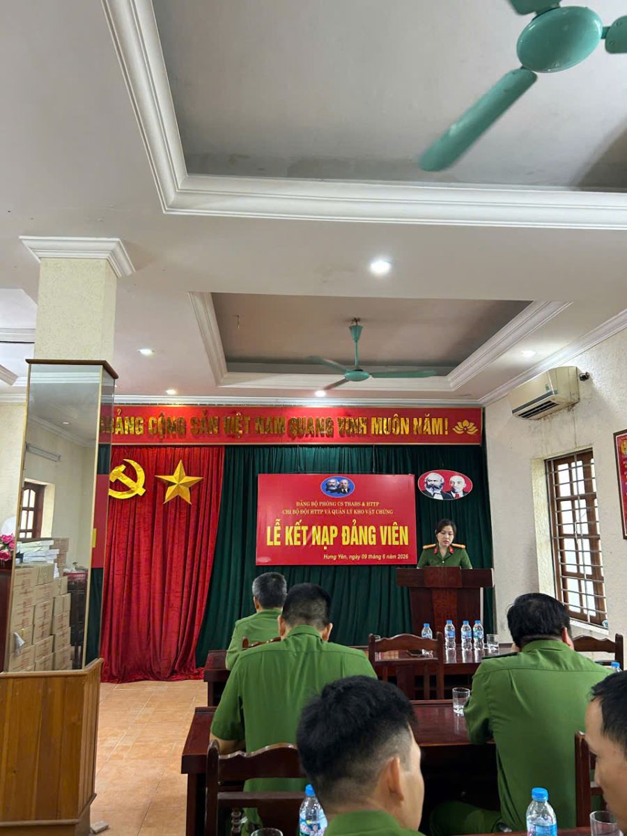 Đảng bộ phòng Cảnh sát Thi hành án hình sự và hỗ trợ tư pháp tăng cường công tác lãnh đạo, chỉ đạo công tác xây dựng Đảng
