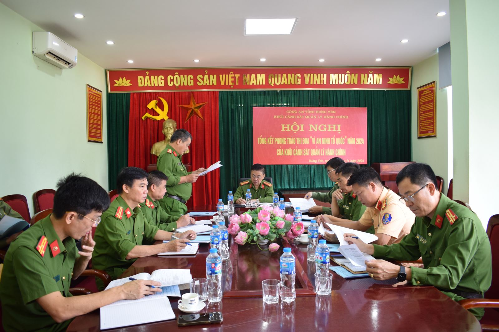 Khối Cảnh sát Quản lý hành chính Công an tỉnh tổng kết phong trào thi đua “Vì An ninh Tổ quốc” năm 2024