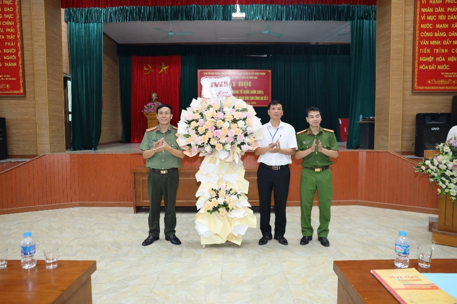 Xã Hưng Đạo, huyện Tiên Lữ Tổ chức Ngày hội toàn dân bảo vệ An ninh Tổ quốc năm 2024