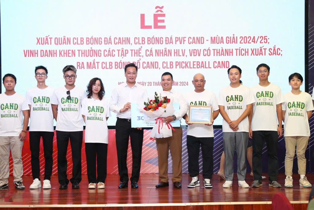 Lễ xuất quân CLB Bóng đá Công an Hà Nội, CLB Bóng đá PVF – CAND mùa giải 2024-2025