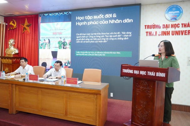 Xây dựng người chiến sỹ công an hưng yên “học tập suốt đời” – nhân tố quyết định nâng cao hiệu quả công tác công an, khẳng định niềm tin và hạnh phúc của nhân dân