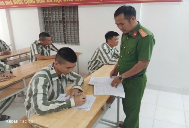 Đội Phân trại Quản lý phạm nhân - Trại tạm giam số 2 làm tốt công tác giáo dục, cảm hóa phạm nhân, nâng cao hiệu quả công tác thi hành án phạt tù