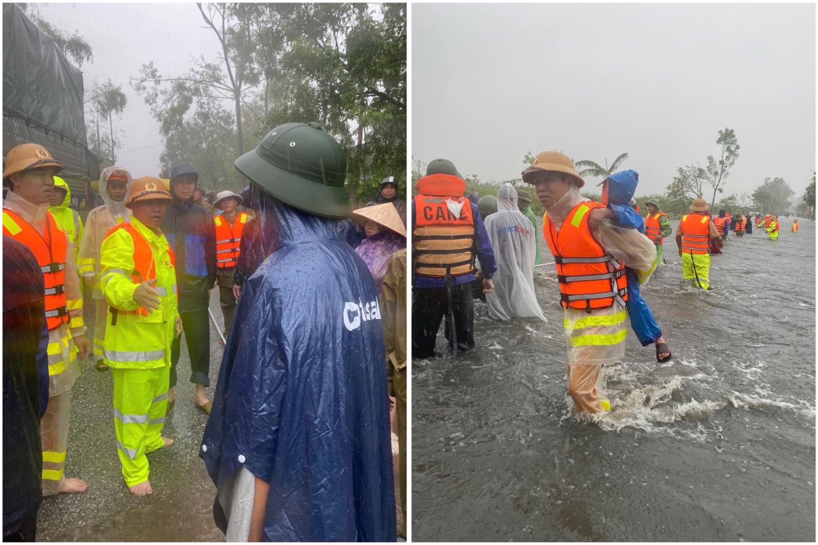 Công an tỉnh Hưng Yên chủ động lực lượng, sẵn sàng hỗ trợ  nhân dân ứng phó với bão lũ