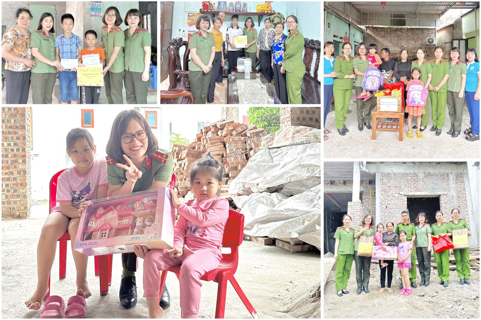 “Mẹ đỡ đầu” Công an tỉnh Hưng Yên mang “Tết thiếu nhi ấm áp” đến trẻ em  có hoàn cảnh khó khăn trên địa bàn tỉnh 	