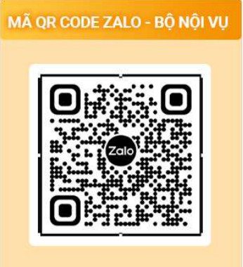 Mã QR Code Zalo Bộ Nội vụ