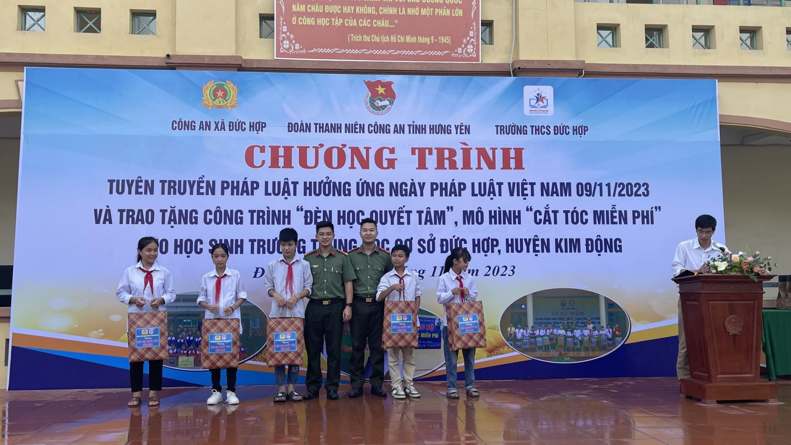 Đoàn Thanh niên Công an tỉnh: Tiếp tục tổ chức Chương trình tuyên truyền pháp luật hưởng ứng Ngày pháp luật Việt Nam 09/11/2023